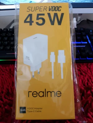 Realme SUPERVOOC 45W Power Adapter with Type C Cable